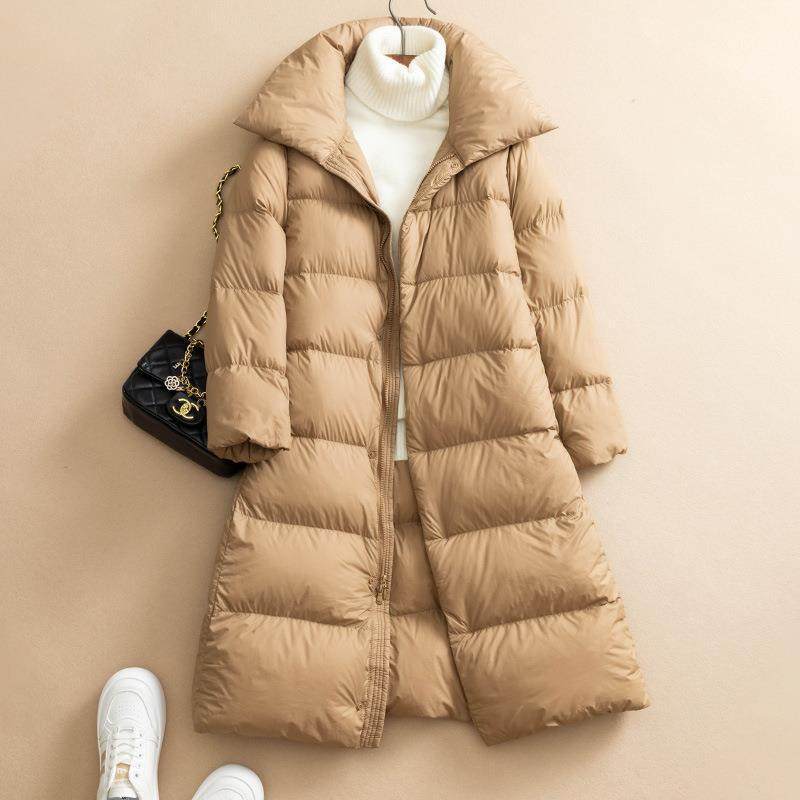 唯品会特卖断码清仓特价处理加厚白鸭绒羽绒服女装品牌正品春秋冬