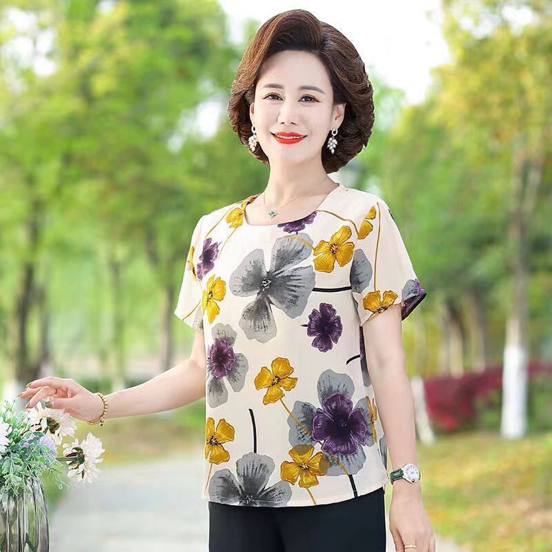 唯品会特卖清仓处理断码短袖香云纱桑蚕丝真丝上衣女装品牌正品夏