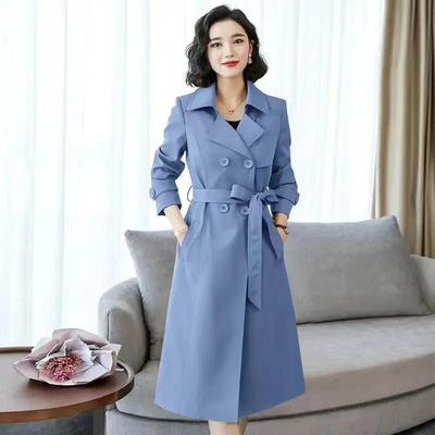 潮唯品会特卖清仓特价处理断码女装中长风衣品牌正品春秋新款外套