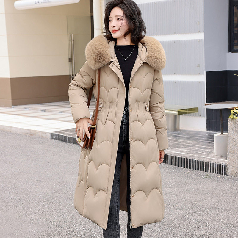 潮唯品会特卖断码清仓特价处理中长加厚羽绒棉服棉衣女装品牌正品