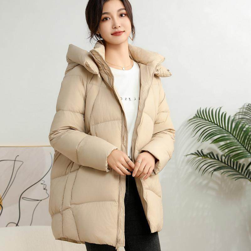 唯品会特卖断码清仓特价处理加厚白鸭绒羽绒服女装品牌正品春秋冬