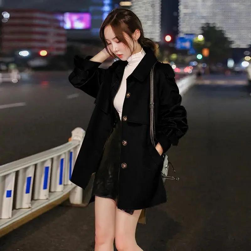 潮唯品会特卖清仓特价处理断码女装高档风衣品牌正品春秋新款外套
