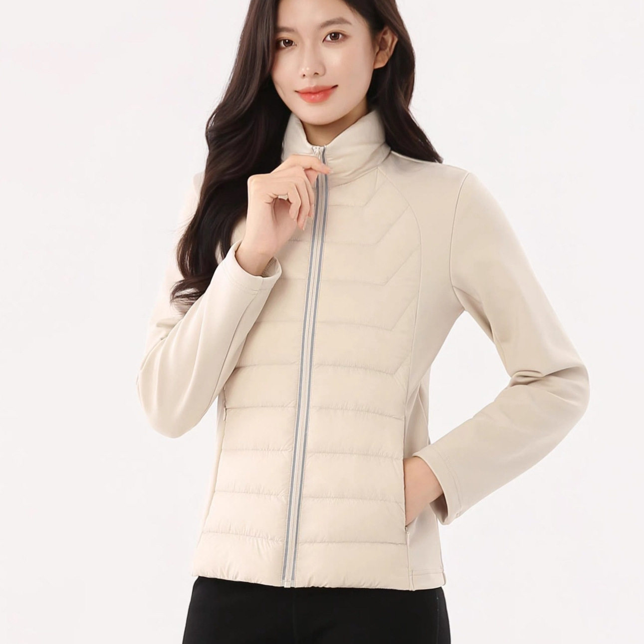唯品会特卖断码清仓特价处理轻薄白鸭绒羽绒服女装品牌正品春秋冬