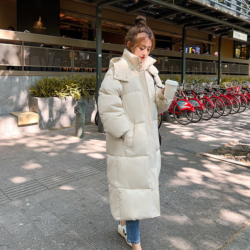 潮唯品会特卖断码清仓特价处理过膝加厚羽绒棉服棉衣女装品牌正品