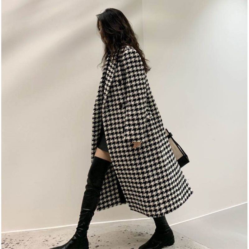 潮唯品会特卖断码洋气加棉加厚毛呢外套大衣清仓处理女装品牌正品