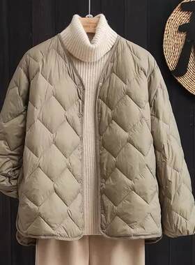 唯品会特卖断码特价处理轻薄白鸭绒羽绒服女装品牌春秋冬
