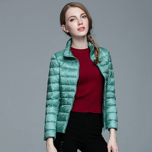 唯品会特卖断码清仓特价处理轻薄白鸭绒羽绒服女装品牌正品春秋冬