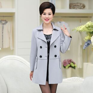 潮唯品会特卖特价处理断码女装中长风衣品牌春秋新款外套