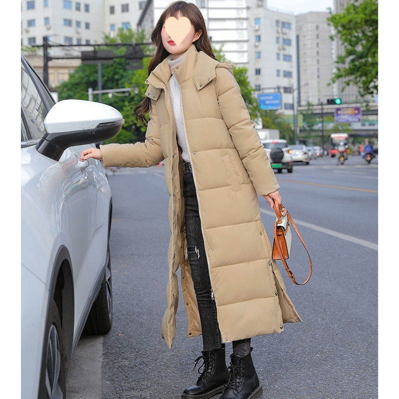 潮唯品会特卖断码清仓特价处理过膝加厚羽绒棉服棉衣女装品牌正品