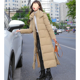 潮唯品会特卖断码特价处理过膝加厚羽绒棉服棉衣女装品牌