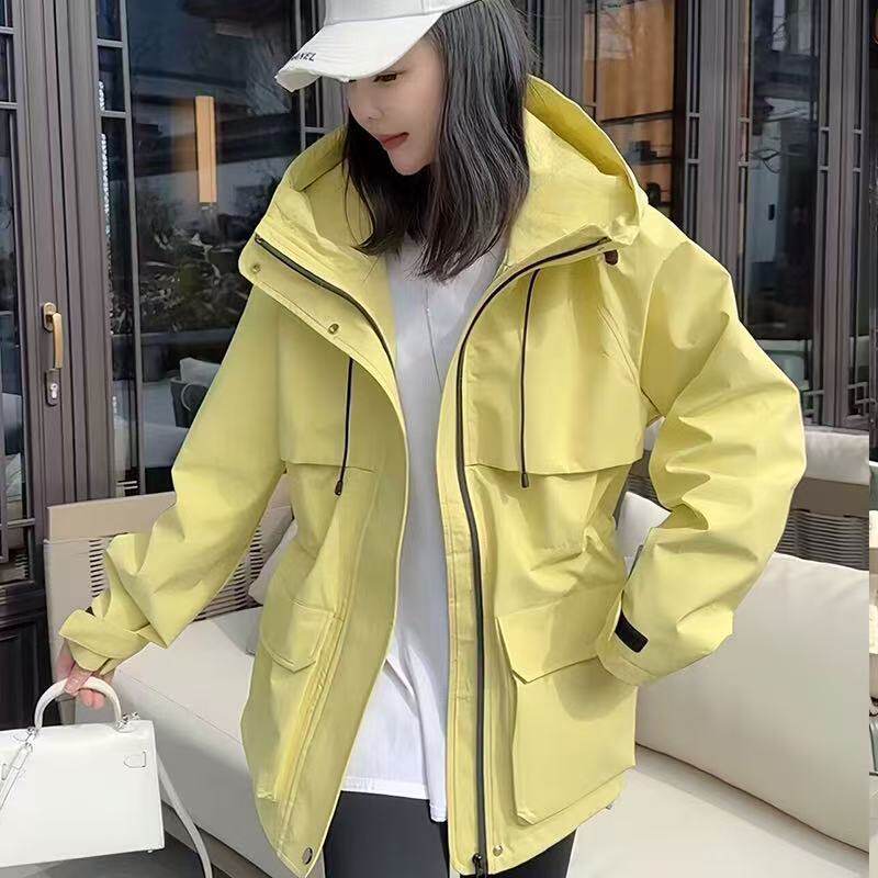 潮唯品会特卖清仓特价处理断码女装中长风衣品牌正品春秋新款外套