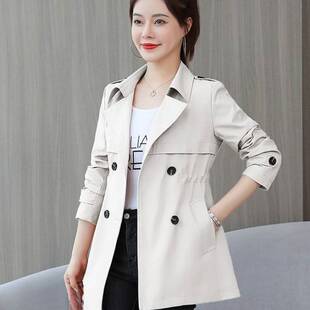 唯品会特卖特价处理断码女装小个子风衣品牌春秋新款外套