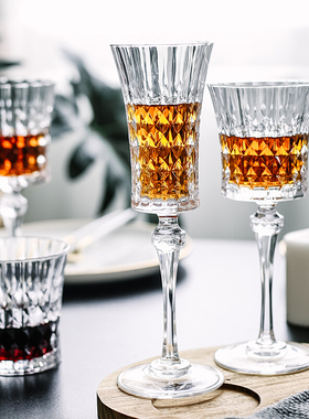 CDA法国水晶玻璃红酒杯高脚葡萄酒杯香槟杯商用家用酒杯钻石长胜