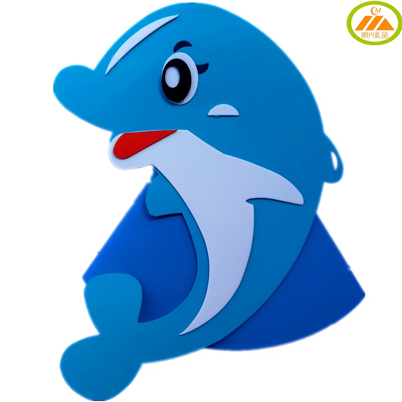 海豚头饰幼儿园表演道具儿童帽子动物头套运动会面具活动用品eva