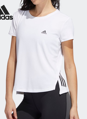 Adidas/阿迪达斯正品女子排汗透气训练运动短袖T恤 GJ2739