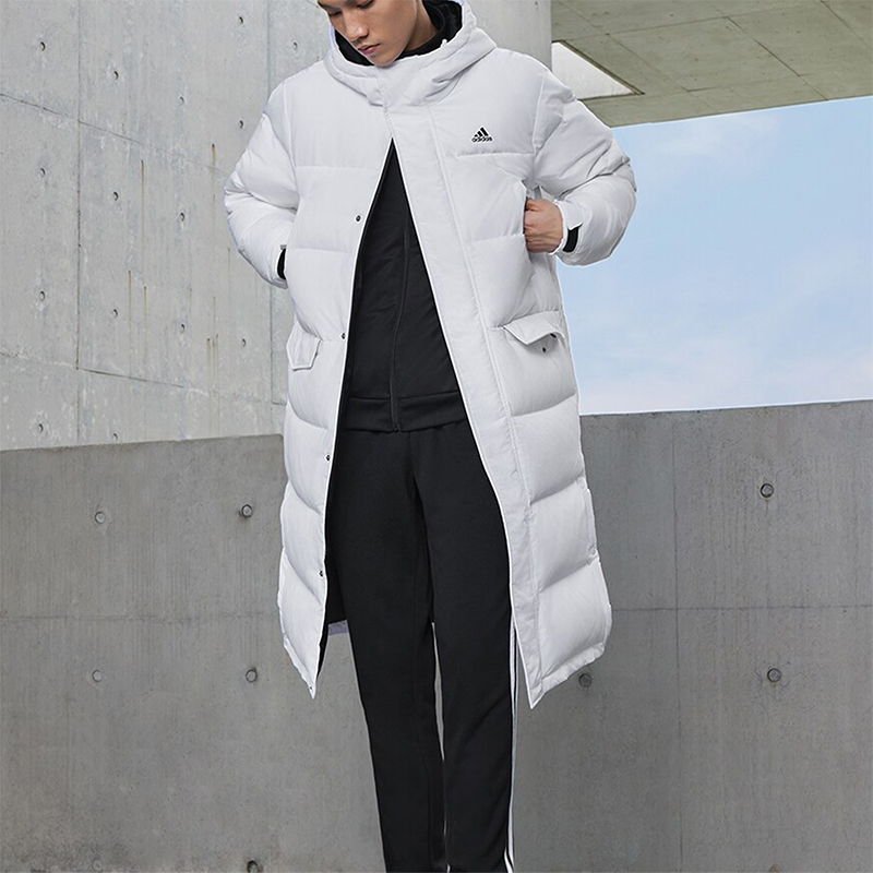 Adidas/阿迪达斯男士长款羽绒服