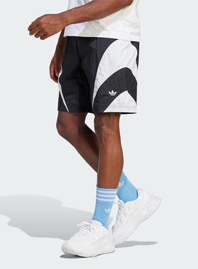 Adidas/阿迪达斯正品三叶草男士宽松梭织运动休闲短裤IL2470