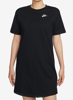 Nike/耐克正品夏季圆领休闲透气女子运动连衣裙FB8342-010