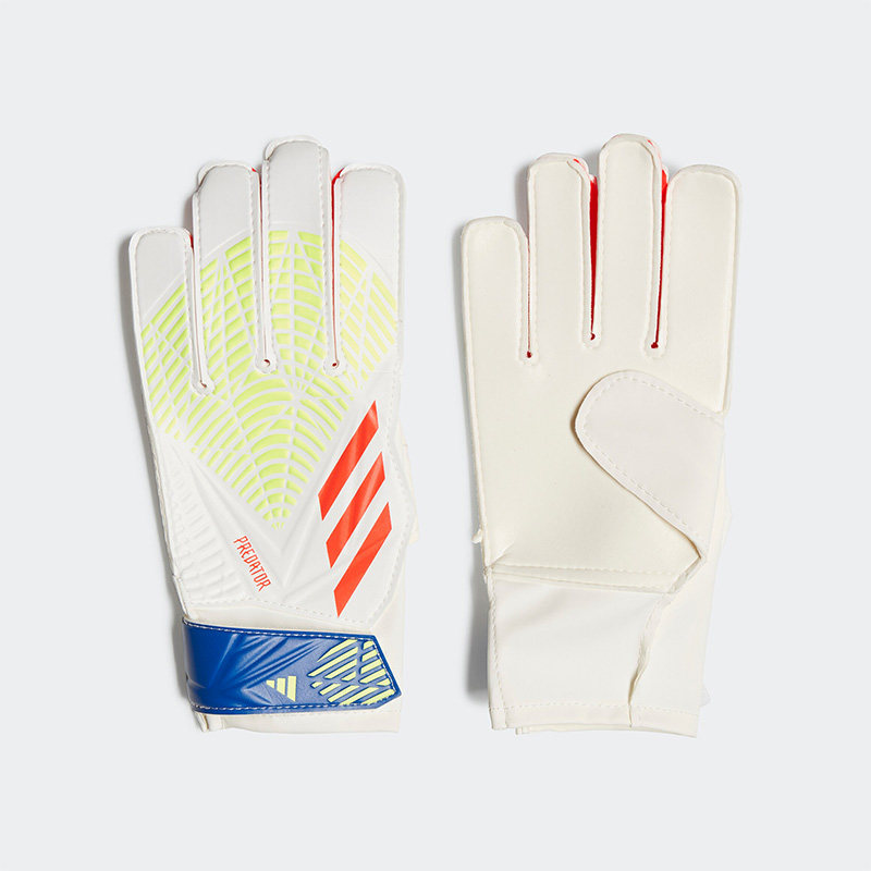 Adidas/阿迪达斯正品夏季大童足球运动耐用守门员手套HF9732