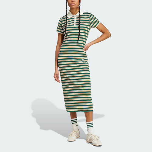 阿迪达斯女士时尚休闲连衣裙