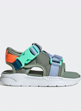 Adidas/阿迪达斯正品夏季新款三叶草婴童休闲运动凉鞋GW2154