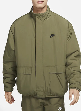 Nike/耐克正品冬季新款男子运动摇粒绒保暖双面穿外套 DQ4885-222