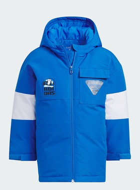 Adidas/阿迪达斯正品冬季新款小童保暖防风运动羽绒服IN5215