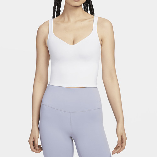 Nike/耐克正品Alate女士中强度支撑衬垫内衣式背心FN0544-100