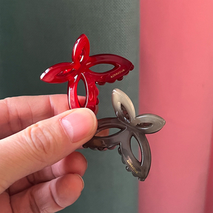 AZNAVOUR韩国进口阿兹娜AZ正品 蝴蝶结小抓夹大刘海夹公主头发抓