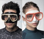 Lanze M212同款 潜水面镜浮潜面镜 防UV 可另配近视镜片 日本GULL