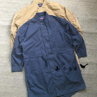 外贸男士春秋棒球服潮流嘻哈多兜工装刺绣收腰长款风衣情侣外套