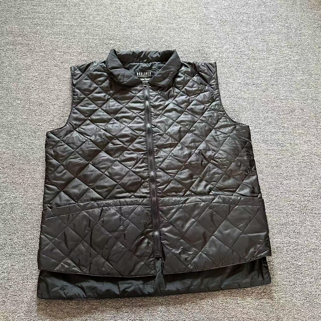 压格棉衣男士马甲外套