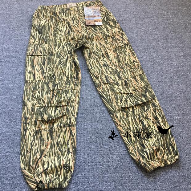 外贸春秋工装军旅风迷彩束腿裤