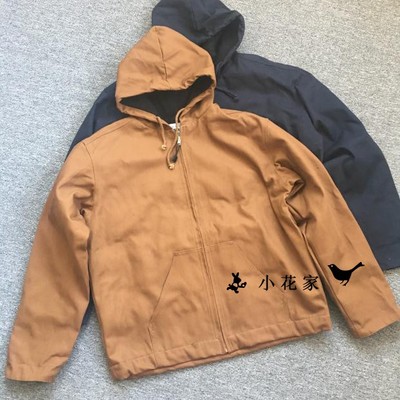 外贸男士秋冬牛仔帆布薄款棉衣