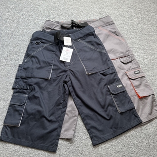 外贸男士春夏多兜工装裤 七分裤 马裤 技能裤 休闲裤直筒裤