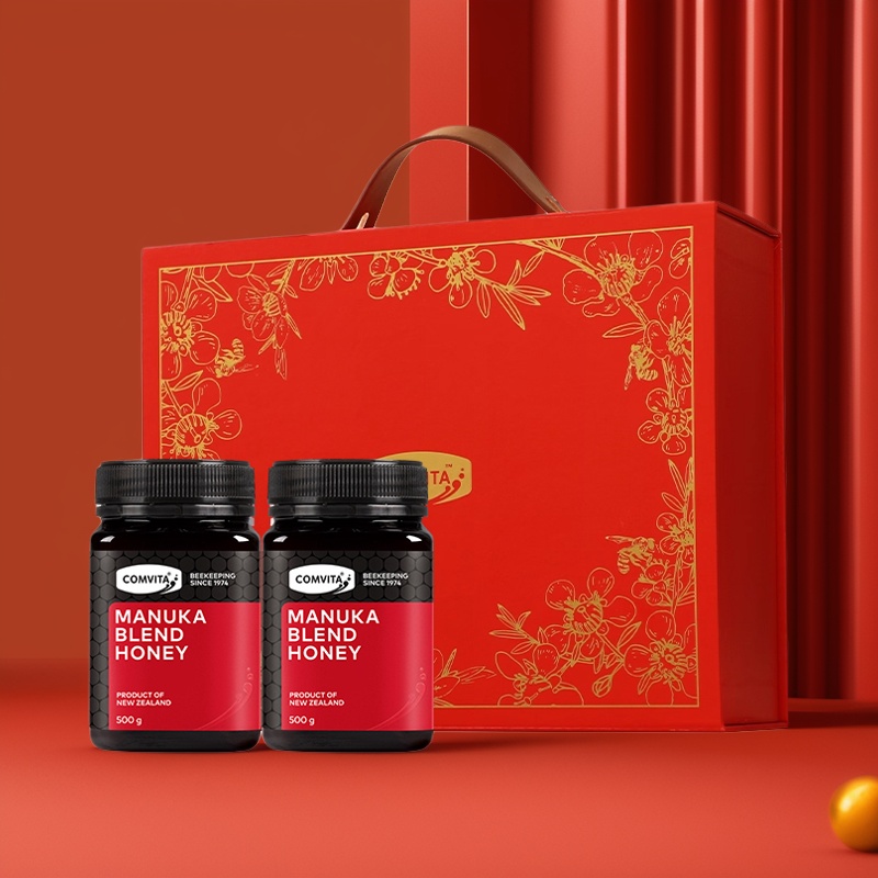 comvita康维他麦卢卡蜂蜜混合蜂蜜500g*2瓶礼盒实用礼物送朋友