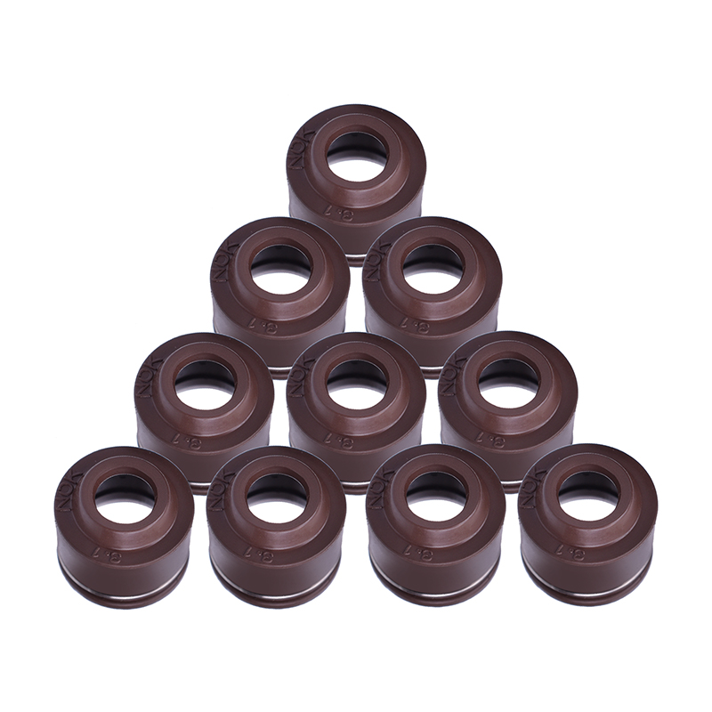 摩托车气门油封70/GY6125/CG125/150氟橡胶双簧汽门导杆油封配件