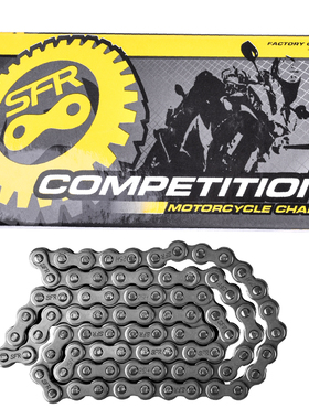 适用铃木DRZ125L DR125 GS GN125E发动机正时链条25H滚子链时规链