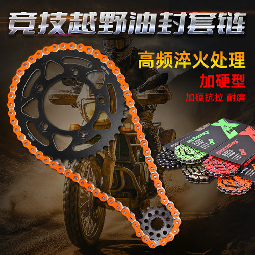 适用杜卡迪Panigale899 959大小飞链轮三件套摩托车油封链条套链