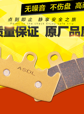 适用庞巴迪倒三轮宝马R1200GS怪兽821刹车片碟刹片前后刹车皮通用