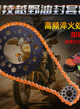 适用于本田CBR650/900RR CB650 CMX1100摩托车大小齿链轮链条套链