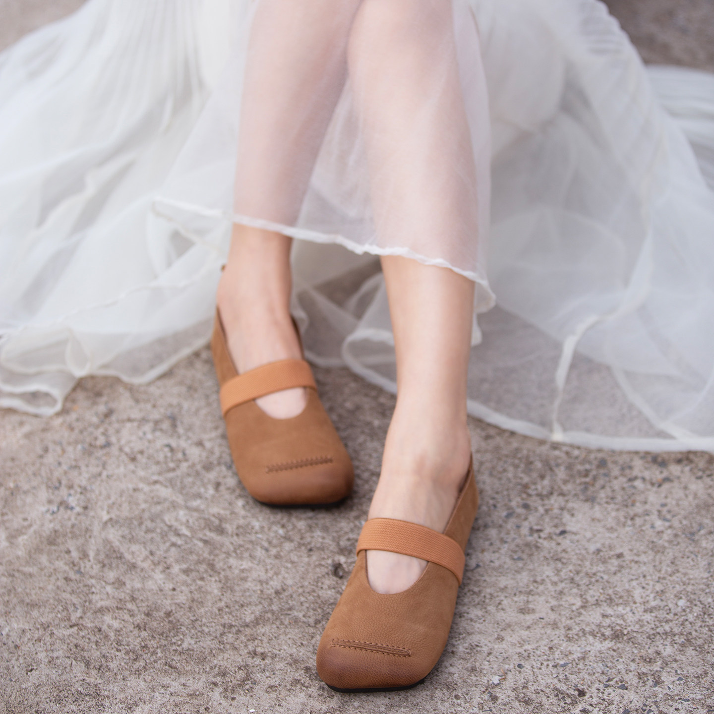 复古真皮一字带玛丽珍鞋女平底方头软底舒适奶奶鞋2026年春季新款,女鞋,玛丽珍鞋,淘宝优惠券,粉丝福利购,淘宝优惠卷