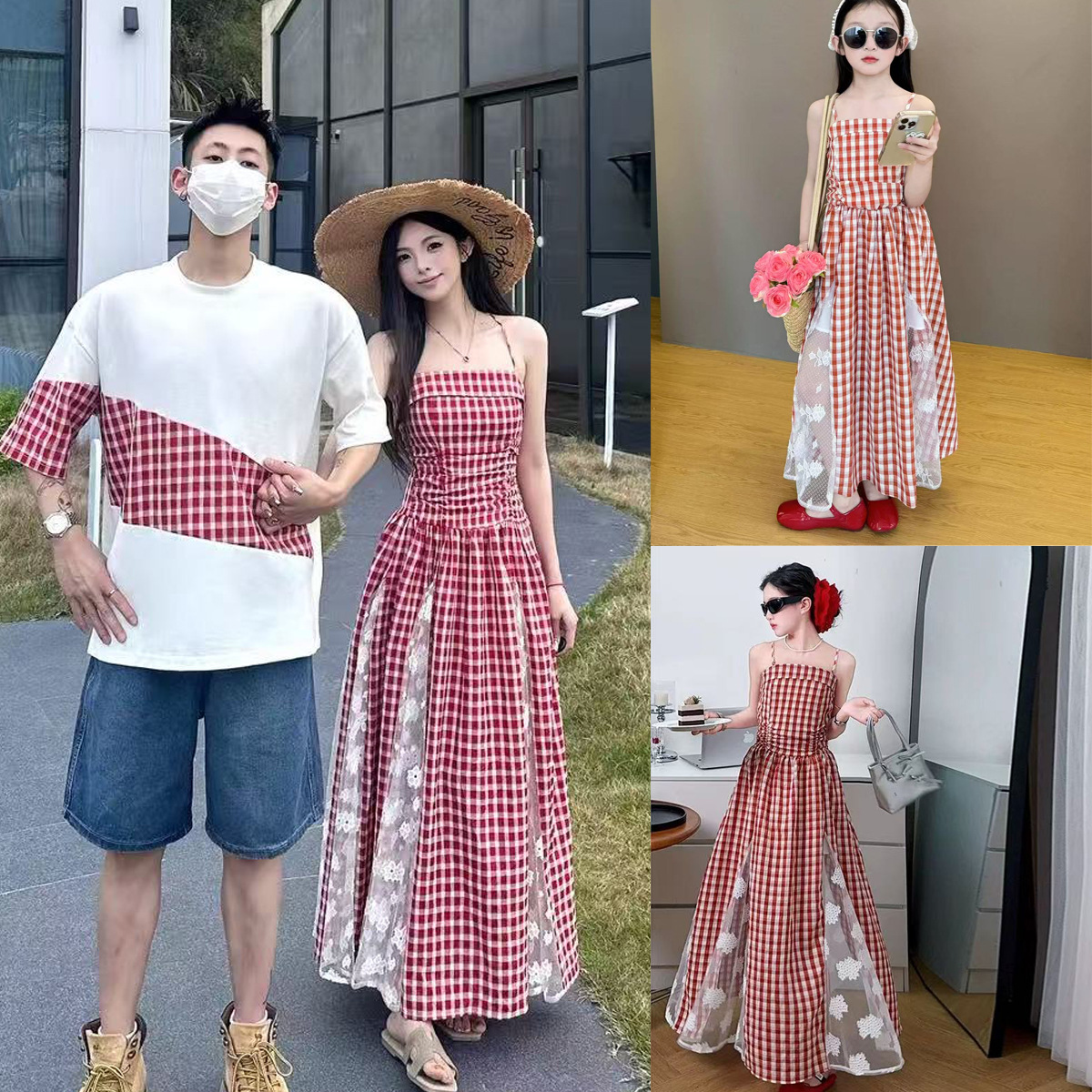 淘气小泡芙韩版亲子装/亲子时装