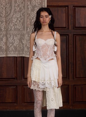 DEPLUMER 弹力肩带蕾丝胸衣