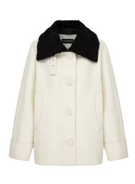 REINEREN 白色羊毛大衣