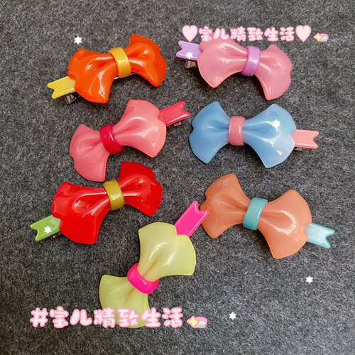 AZNAVOUR发夹鸭嘴夹边夹蝴蝶结