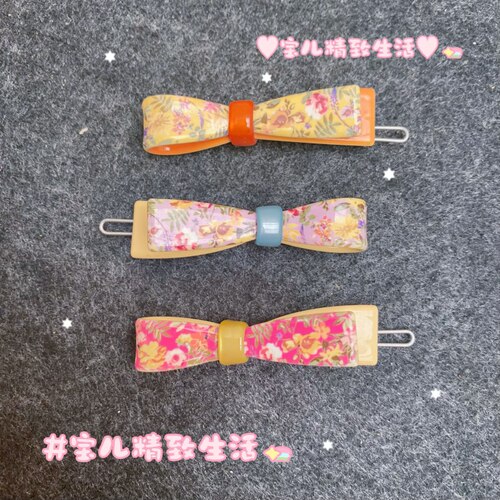 AZNAVOUR发夹边夹沙滩风蝴蝶结