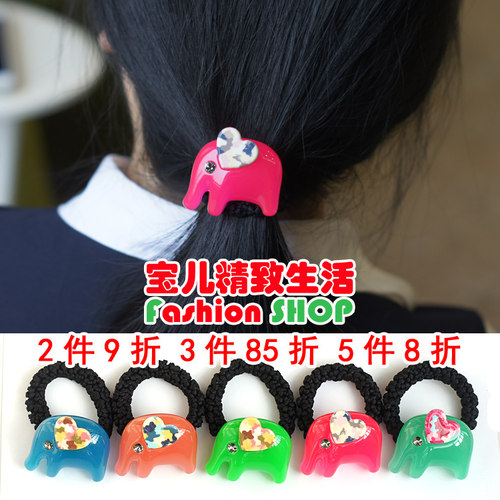 AZNAVOUR大象粗发圈头绳皮筋