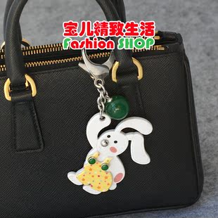 韩国 GRAIN de BEAUTE Aznavour 星星碎花背带裤兔子包挂钥匙扣