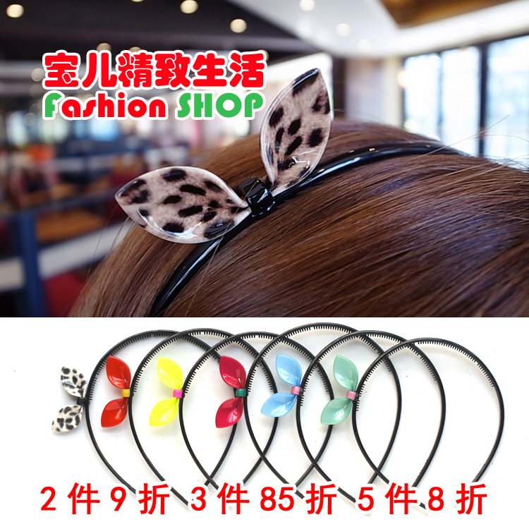 韩国小兔子耳朵发箍